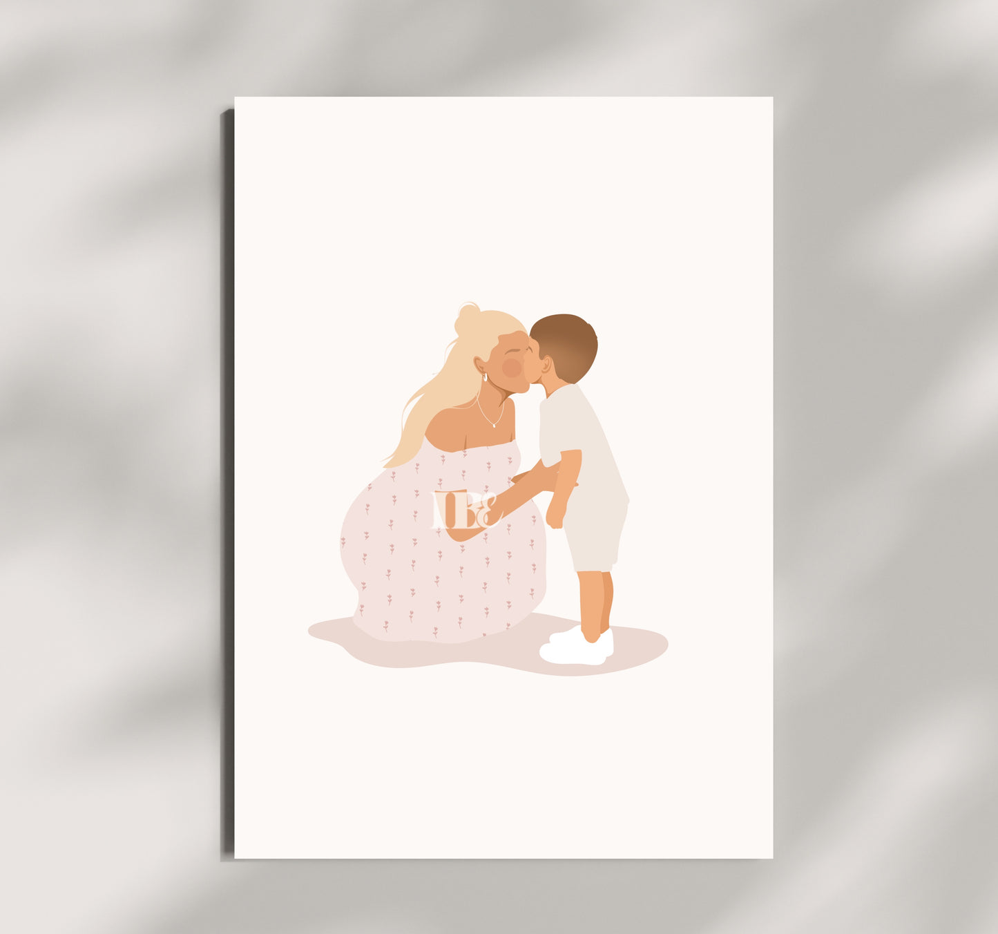 Mother & Child Illustration