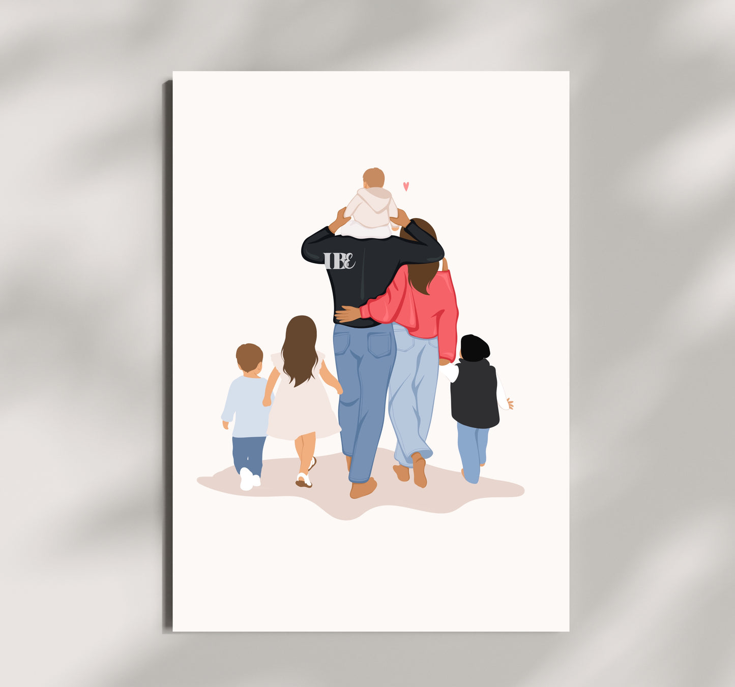 Young Family iIllustration
