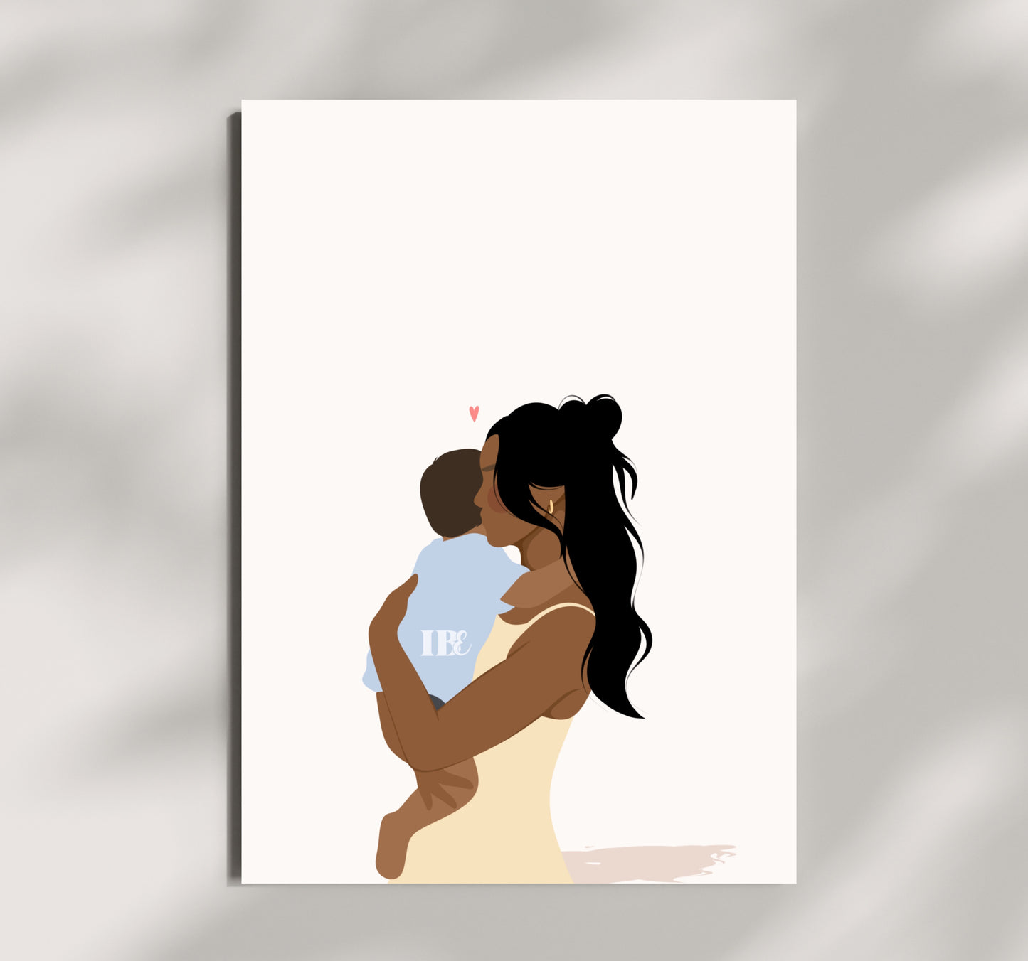Mother & Toddler Illustration