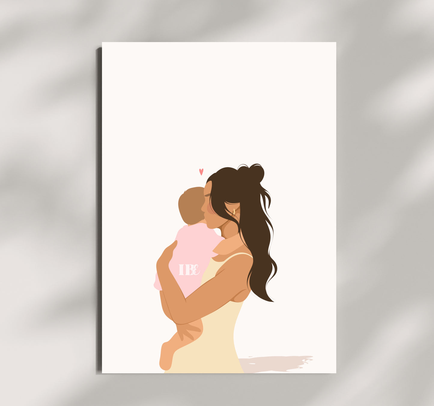 Mother & Toddler Illustration