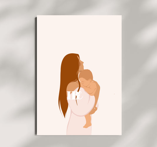 Mother & Child iIllustration