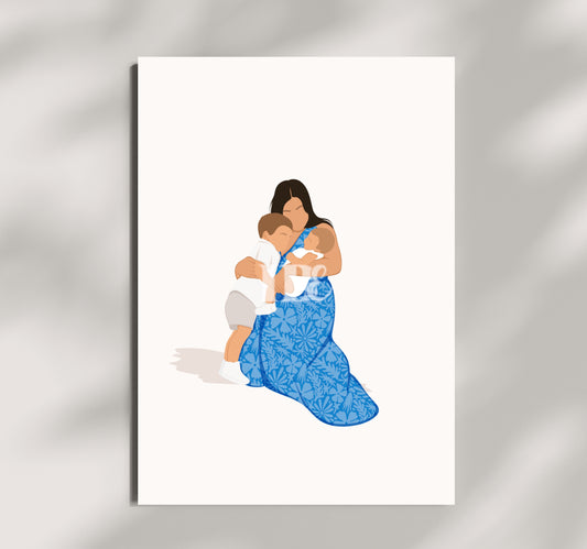 Mother of 2 Illustration