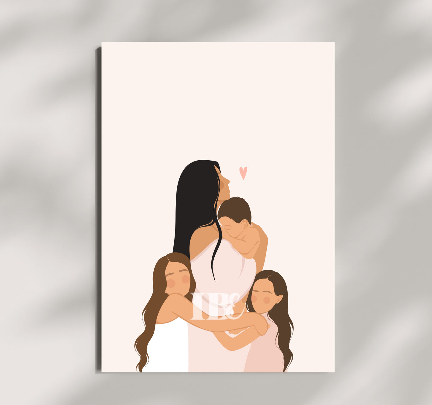 Mother & Children iIllustration