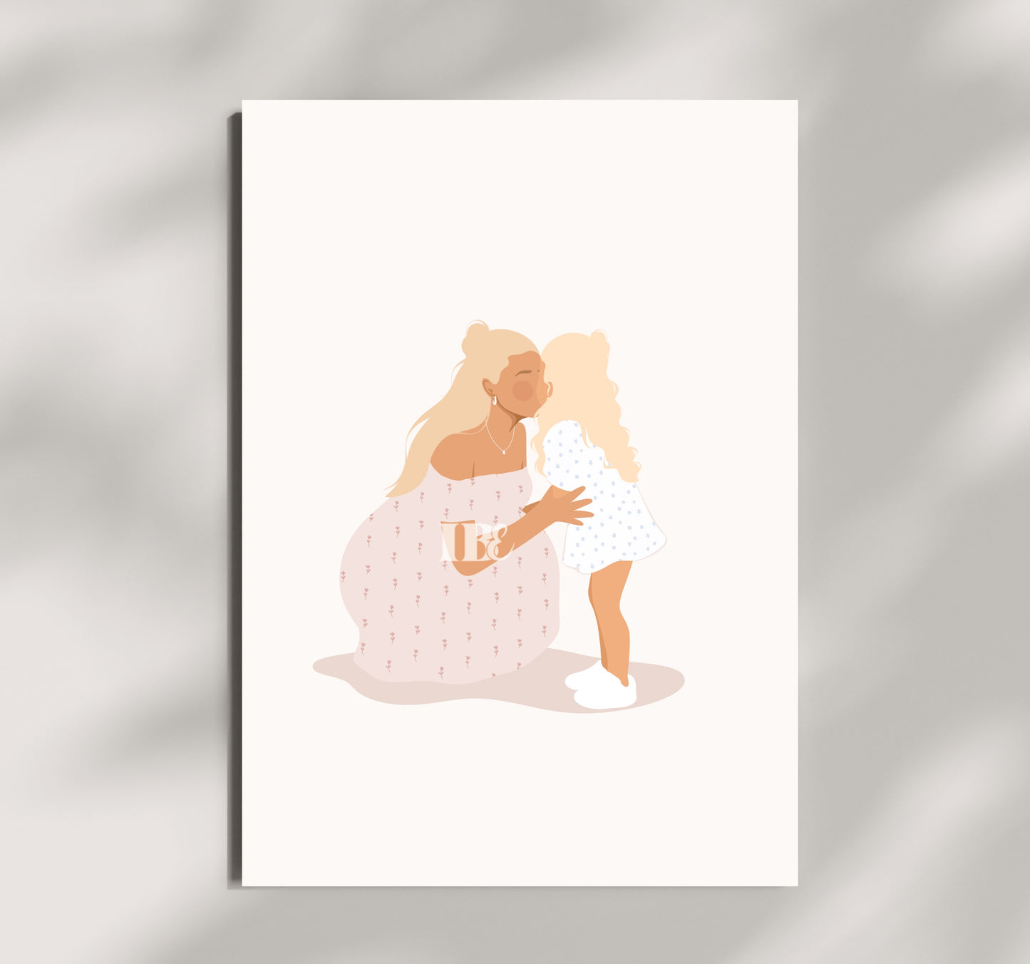 Mother & Child Illustration