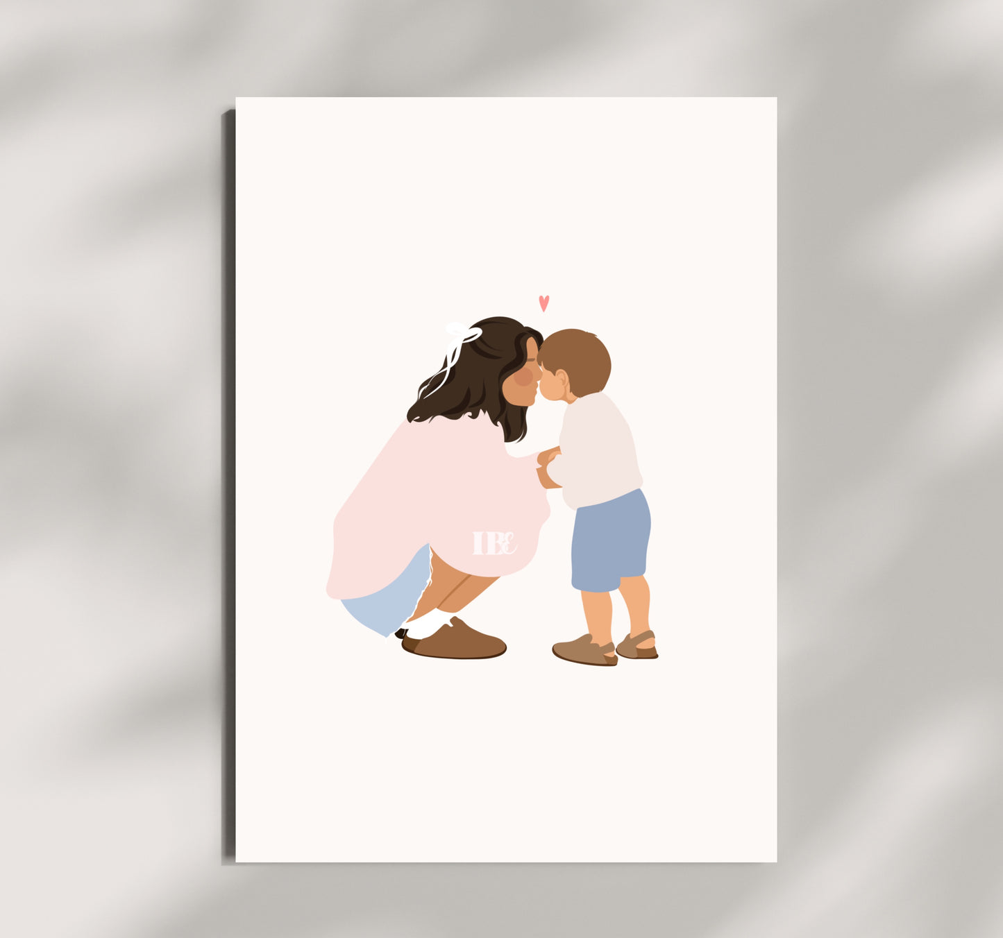 Custom Mother & Child Illustration FLASH SALE