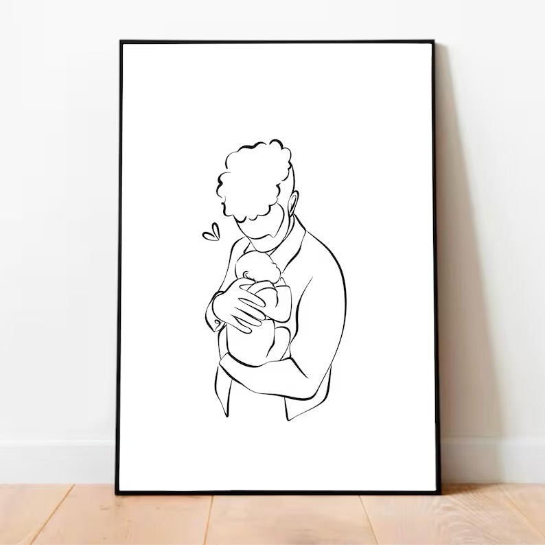 Faceless Line Drawing