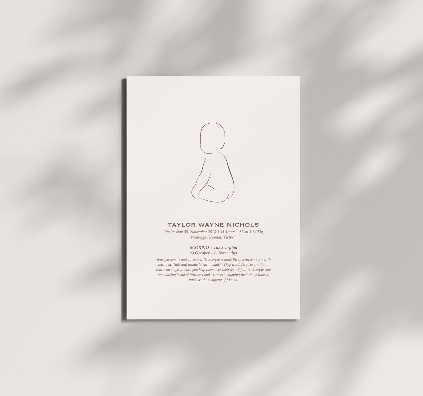 Baby Birth Print