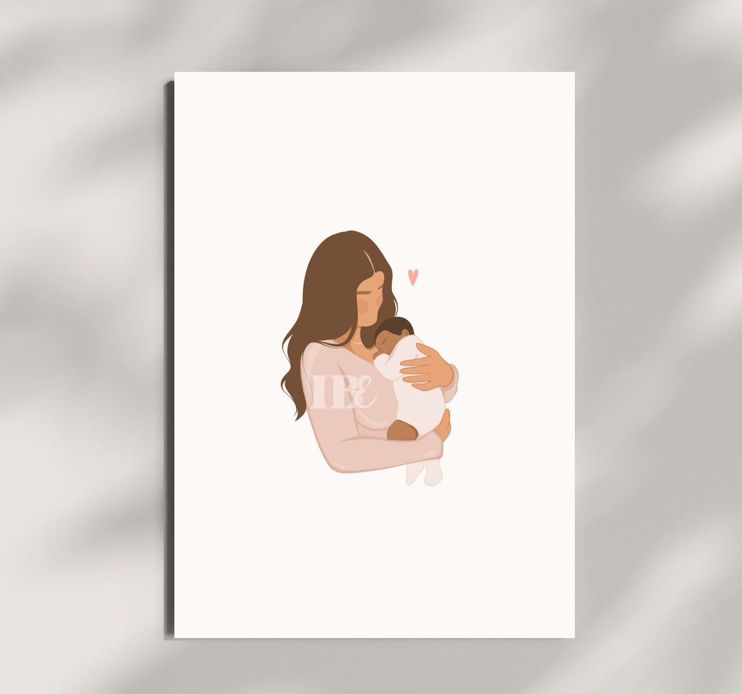 Mother & Child Illustration