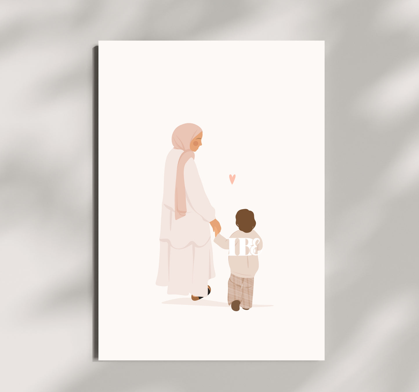 Hijab Mother & Child iIllustration