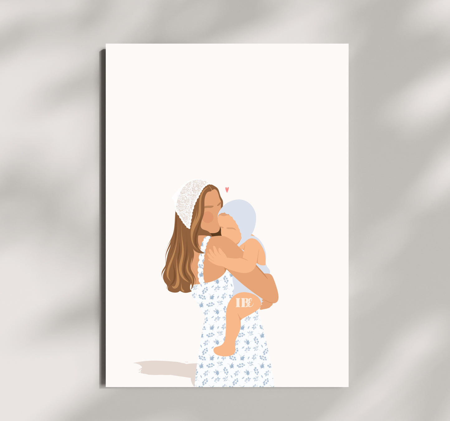 Mother & Child Illustration