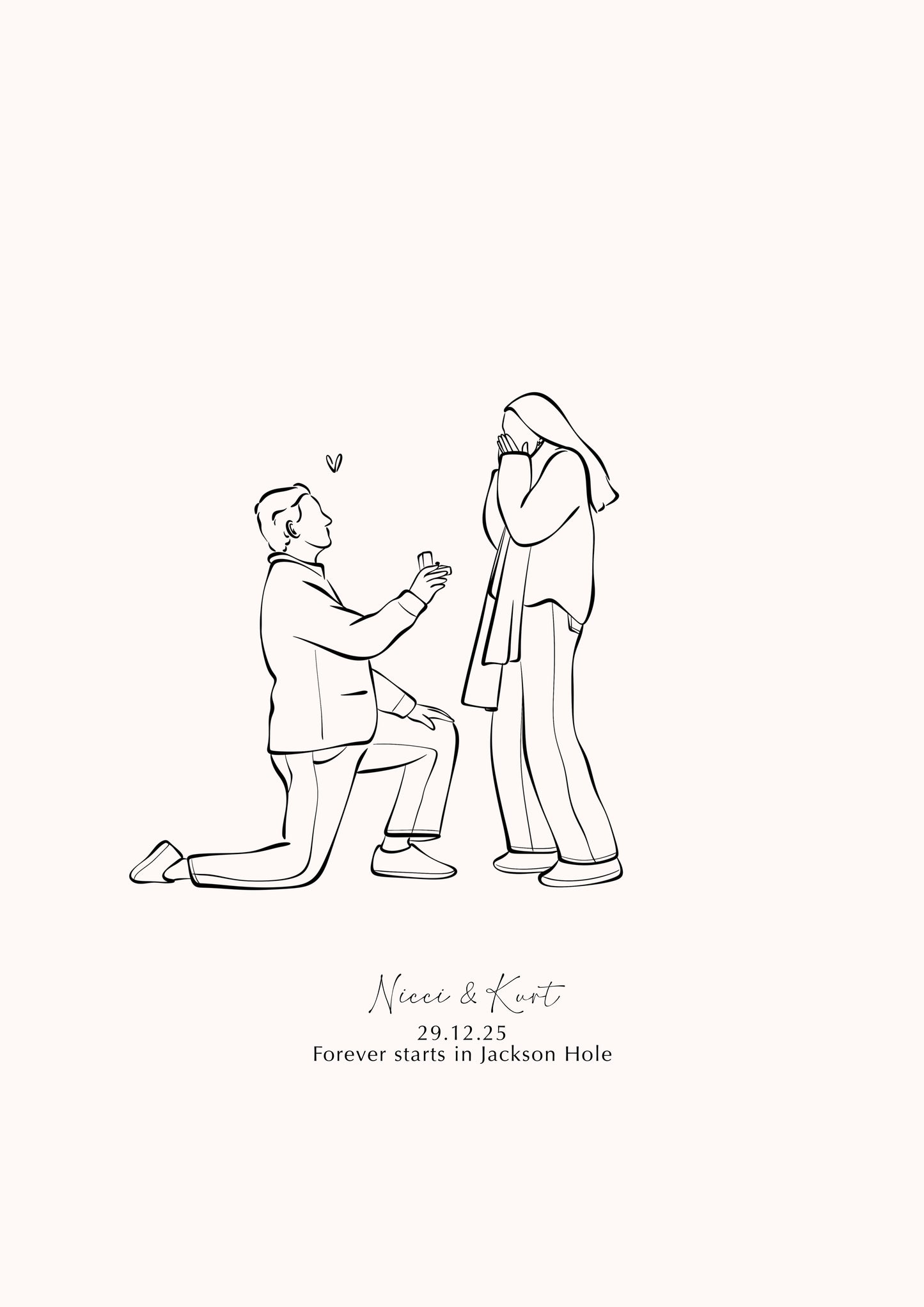 Faceless Line Drawing