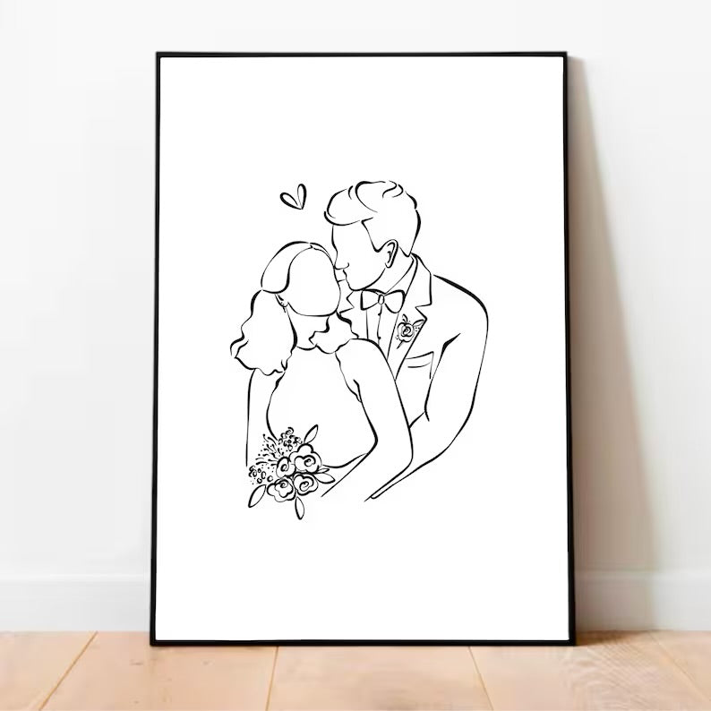 Faceless Line Drawing