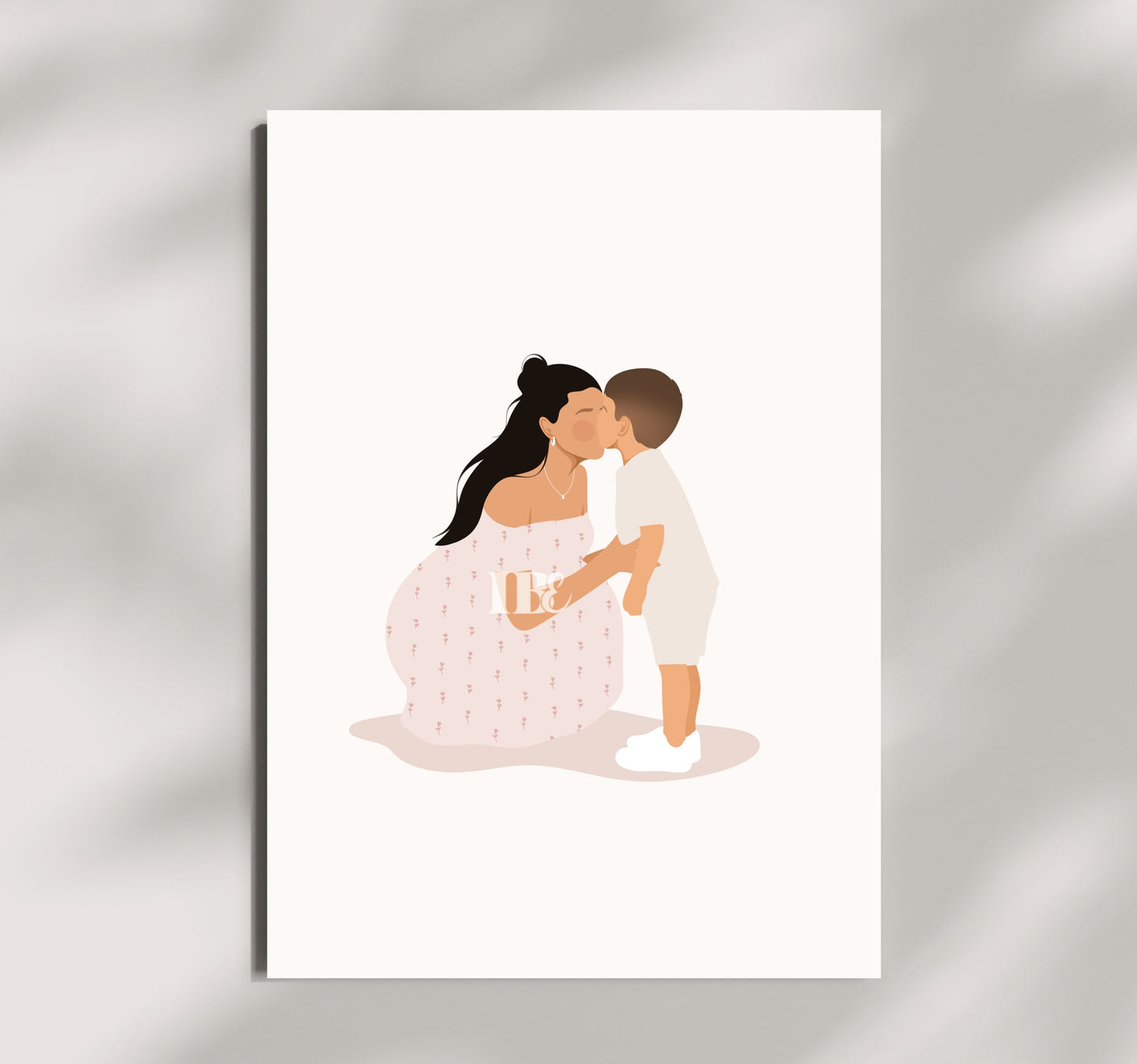 Mother & Child Illustration