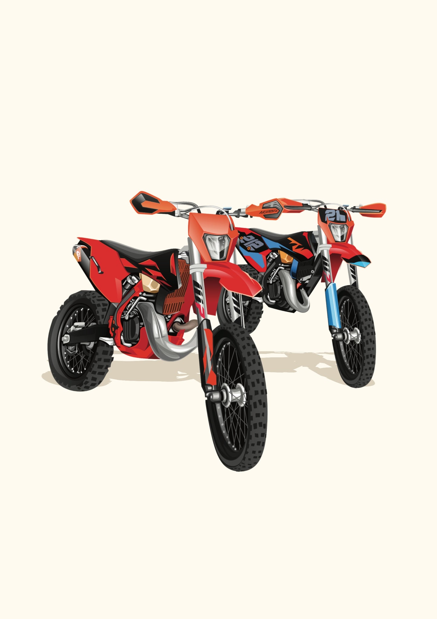 Car/ Bike Illustration