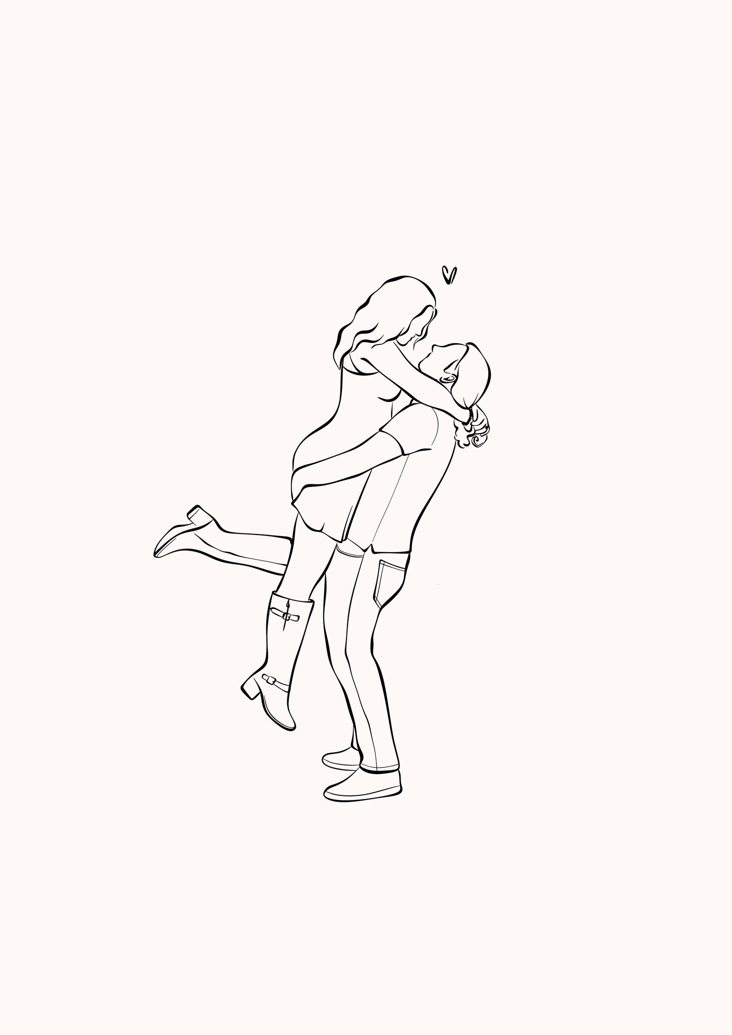 Faceless Line Drawing