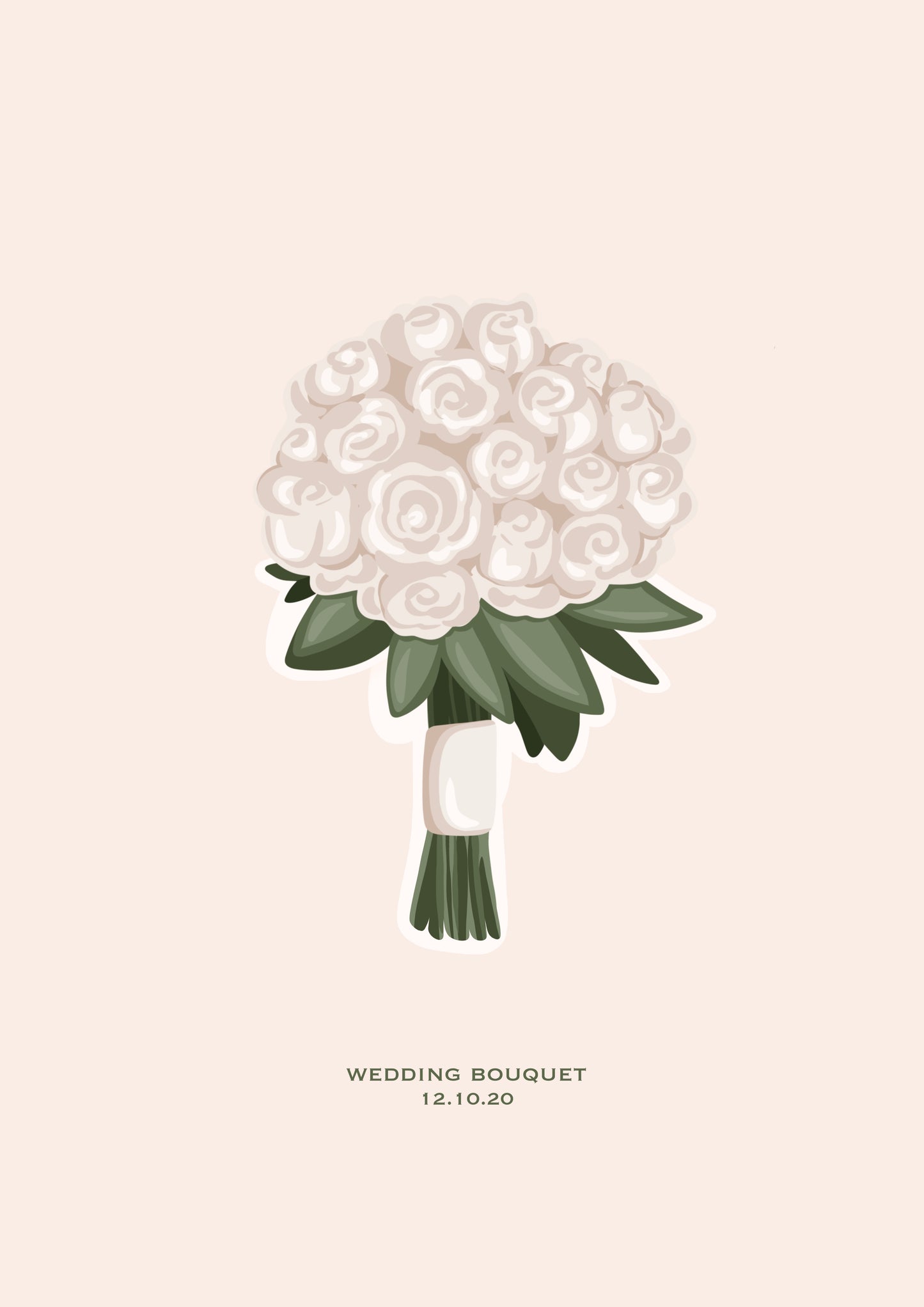 Wedding Bouquet Illustration